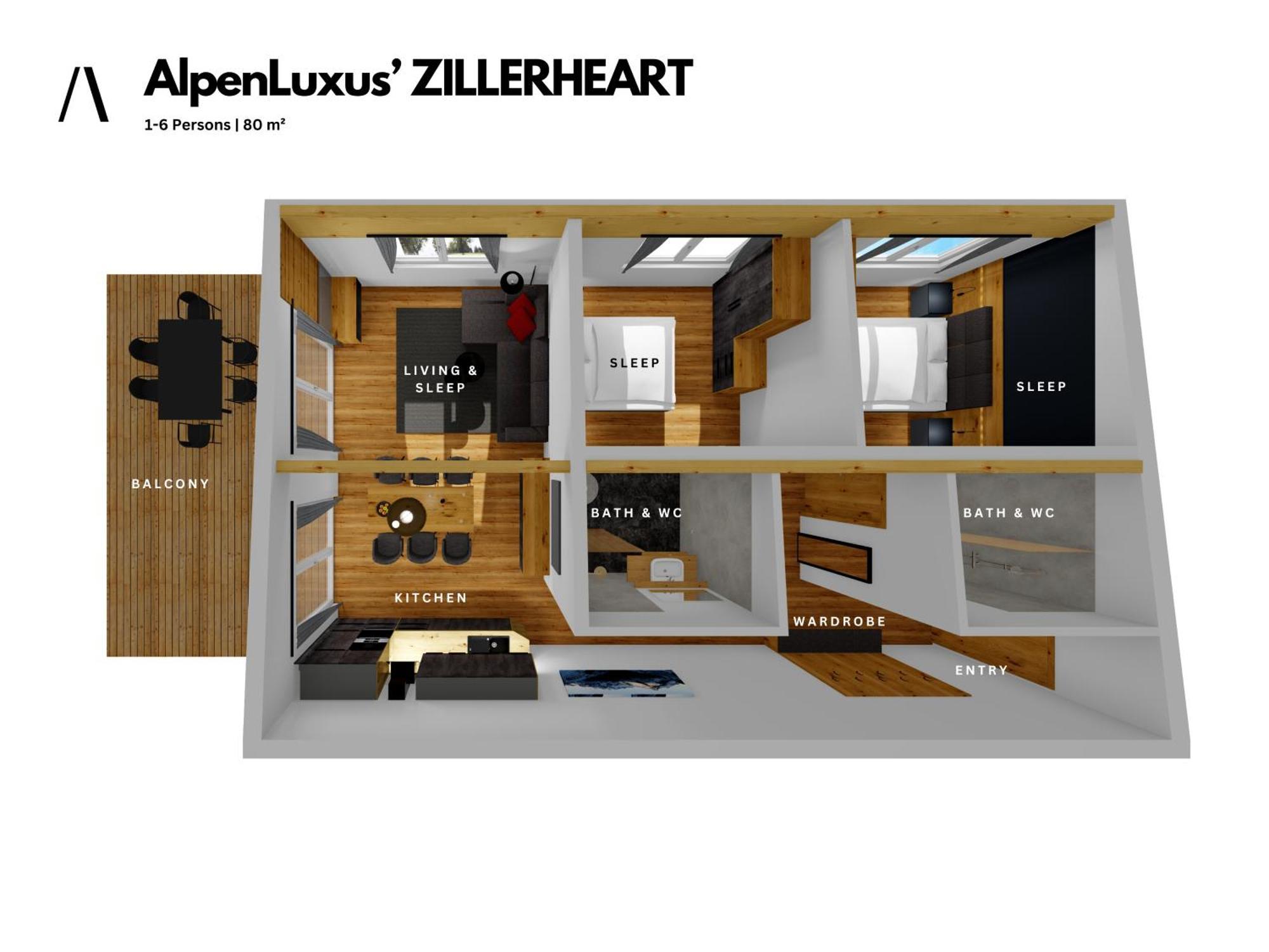 פוגן Zillerheart - Balcony Und Car Park By Alpenluxus Appartements מראה חיצוני תמונה